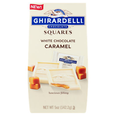 Ghirardelli Chocolate Squares Caramel White Chocolate, 5 oz