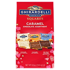Ghirardelli Chocolate Squares Caramel Chocolate Assortment Limited Edition Bag, 8.6 oz