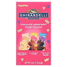 Ghirardelli Chocolate Assortment Duet Hearts - 6.2oz