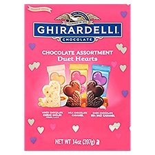 Ghirardelli Chocolate Assortment Duet Hearts - 14oz.