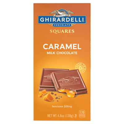 Ghirardelli Caramel Milk Chocolate Squares, 4.8 oz ShopRite