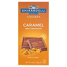 Ghirardelli Caramel Milk Chocolate Squares, 4.8 oz