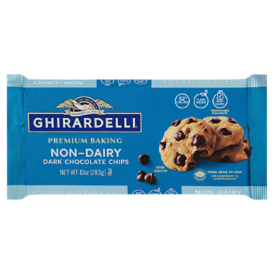 Ghirardelli Premium Baking Non-Dairy Dark Chocolate Chips, 10 oz