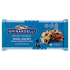 Ghirardelli Premium Baking Non-Dairy Dark Chocolate Chips, 10 oz