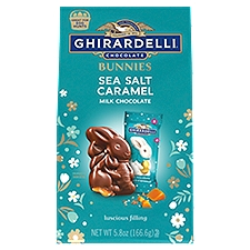 Ghirardelli Sea Salt Caramel Bunnies Milk Chocolate Limited Edition, 5.8 oz