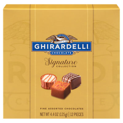 Ghirardelli Signature Collection Fine Assorted Chocolates, 12 count, 4.