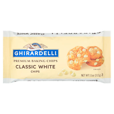 GHIRARDELLI Classic White Premium Baking Chips, 11 OZ Bag