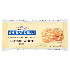 Ghirardelli Classic White Premium, Baking Chips, 11 Ounce