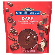 Ghirardelli Dark Chocolate Flavored, Melting Wafers, 10 Ounce
