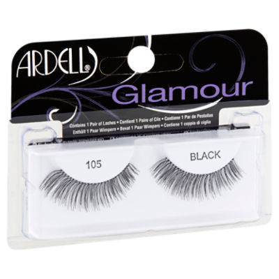 Ardell Glamour Black 105 Lashes, 1 pair