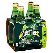Perrier Lime, Flavored Carbonated Mineral Water, 44.63 Fluid ounce