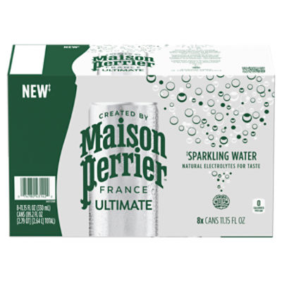 Maison Perrier Ultimate Sparkling Water, 11.15 fl oz, 8 count