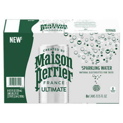 Maison Perrier Ultimate Sparkling Water, 11.15 fl oz, 8 count Fairway