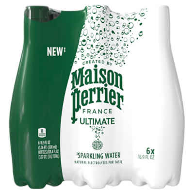 Maison Perrier Ultimate Sparkling Water, 16.9 fl oz, 6 count