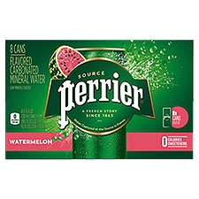Perrier Watermelon, Flavored Carbonated Mineral Water, 89.2 Fluid ounce