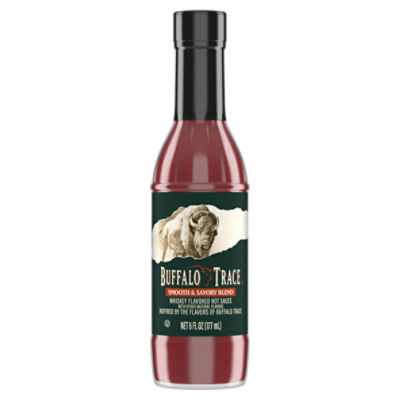 Buffalo Trace Smooth & Savory Blend Whiskey Flavored Hot Sauce, 6 fl oz, 6 Fluid ounce