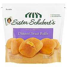 Sister Schubert's Dinner Yeast Rolls, 10 count, 15 oz