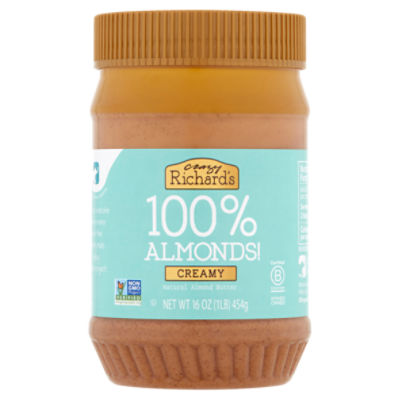 Crazy Richard's Creamy Natural Almond Butter, 16 oz