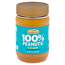 Crazy Richard's Creamy Natural, Peanut Butter, 16 Ounce