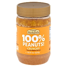 Crazy Richard's Crunchy Natural Peanut Butter, 16 oz, 16 Ounce