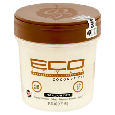 Eco Style Coconut Oil Professional Styling Gel, 16 fl oz