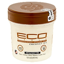 Eco Style Coconut Oil Professional, Styling Gel, 16 Fluid ounce