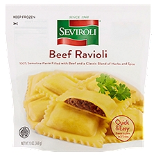 Seviroli Beef Ravioli, Pasta, 13 Ounce