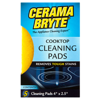 Cerama Bryte Cooktop Cleaning Pads, 5 count