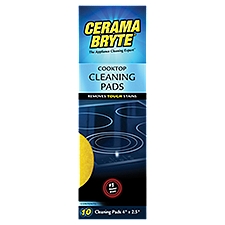 Cerama Bryte Cleaning Pads, Cooktop, 10 Each
