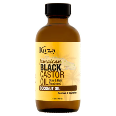 Kuza Jamaican Black Castor Coconut Oil Skin & Hair Treatment, 4 fl oz