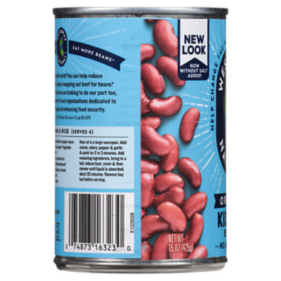 Westbrae Natural Organic No Salt Added Kidney Beans, 15 oz
