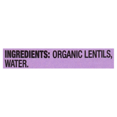 Westbrae Natural No Salt Added Organic Lentil Beans, 15 oz