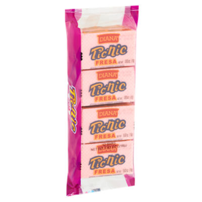 Diana Picnic Fresa Strawberry Sugar Wafers, 0.63 oz, 12 count