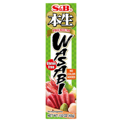 S&B Premium Wasabi, 1.52 oz