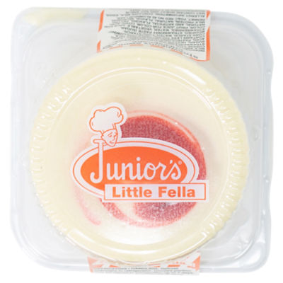 Junior's Little Fella Strawberry Swirl Cheesecake, 4 oz