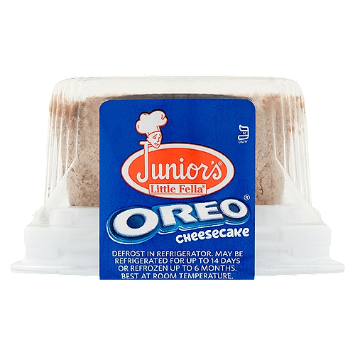 Junior's Little Fella Oreo Cheesecake, 4 oz