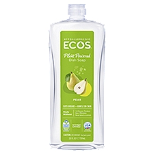 Ecos Hypoallergenic Plant Powered Pear, Dish Soap, 25 Fluid ounce