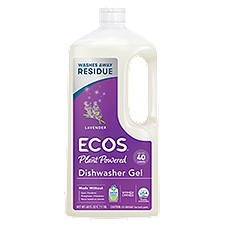 Ecos Lavender Plant Powered, Dishwasher Gel, 40 Fluid ounce