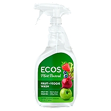 Ecos Plant Powered, Fruit + Veggie Wash, 22 Fluid ounce