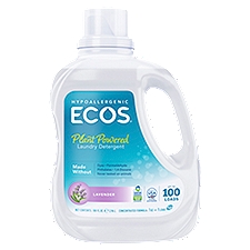 Ecos Hypoallergenic Lavender, Laundry Detergent, 100 Fluid ounce