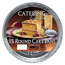 CATERING ESSENTIALS ROUND CAKE PANS 15CT