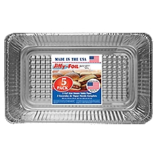 Jiffy-Foil Full Size Steam Table Pans, 5 count