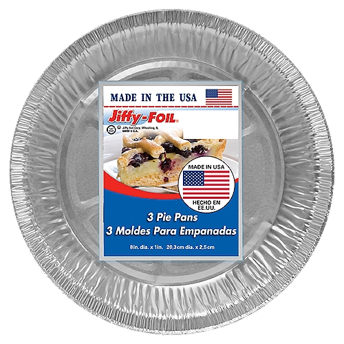 Jiffy-Foil Pie Pans, 3 count