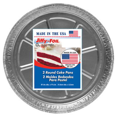 JiffyFoil Round Cake Pans, 2 count ShopRite