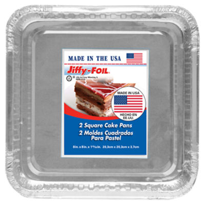 Jiffy Foil Eco-Foil Cook-n-Carry Aluminum 9 x 13 Cake Pans