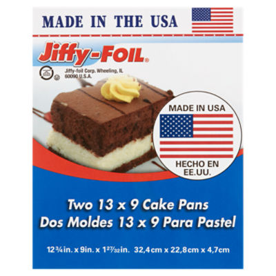 Jiffy-Foil 13 x 9 Cake Pans, 2 count