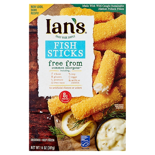 Ian's Fish Sticks, 14 oz