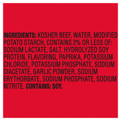 Hebrew National Reduced Fat Beef Franks, 6 count, 9.43 oz