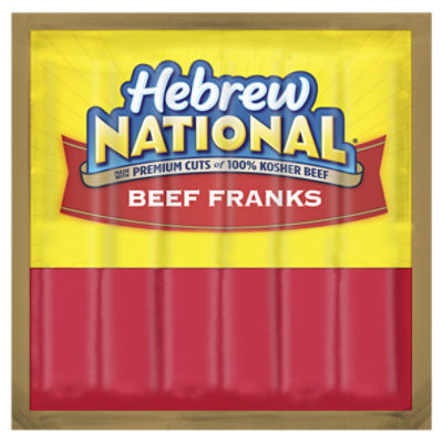 Hebrew National Beef Franks, 6 count, 10.3 oz, 10.3 Ounce