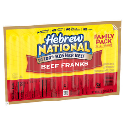 Save on Hebrew National Kosher Beef Franks - 6 ct Order Online Delivery